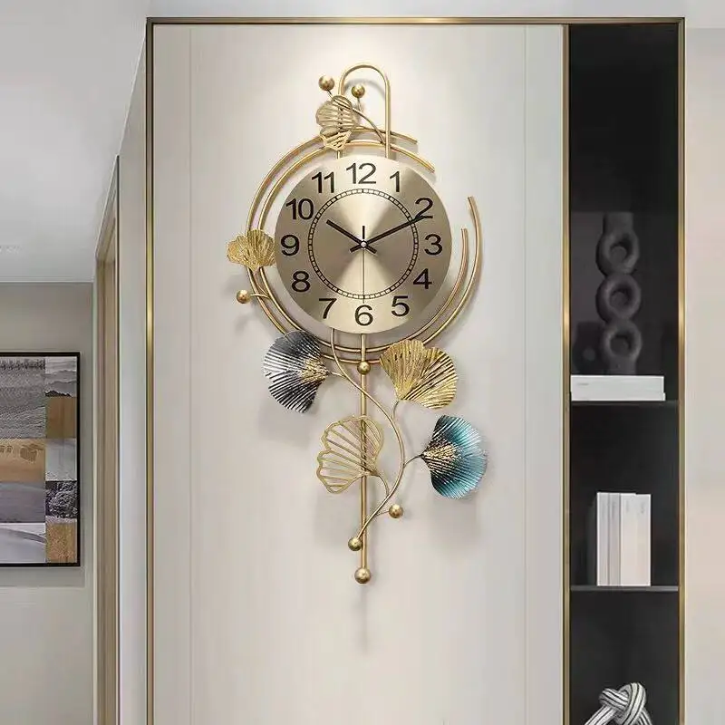 Home Bedroom Wall Clock Accessories Large Table Mid Century Wall Clock Modern Silent Beautiful Reloj De Pared Room Decoration