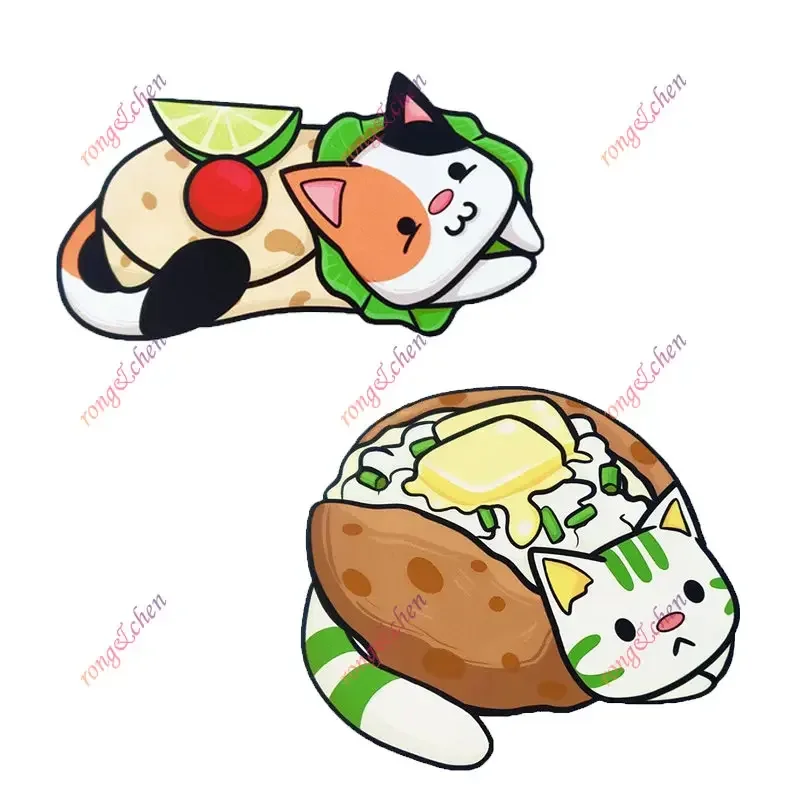 

Funny Car Sticker Baked Purrtato Cat for Car Motorcycle Racing Helmet Laptop Trunk Body Car Window Surfboard PVC Vinyl Decals