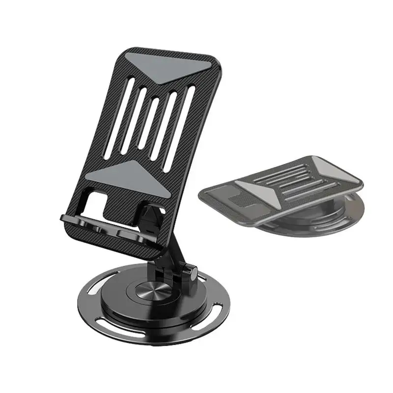 Foldable Cell Phone Stand Holder Height Adjustable Cradle Aluminum Alloy Phone Bracket Dock Universal Phone Tablet Holder For