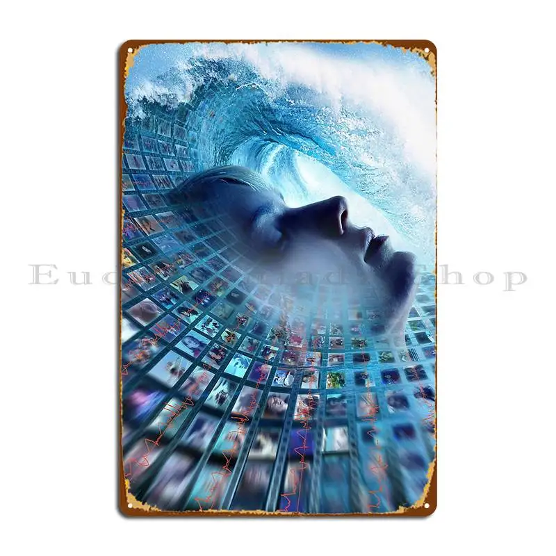 معلومات الزائد الصورة المفاهيمية C009 6554 علامة معدنية جدار الكهف تصميم اللوحة المرآب الطباعة تين تسجيل ملصق #1