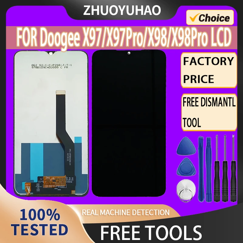 

ЖК-дисплей для Doogee X97 X98, сменный сенсорный экран Для Doogee X97, X97PRO, X98, X98Pro, ЖК-экран с дигитайзером в сборе