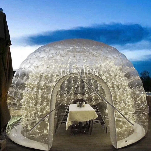 

Outdoor Camping crystal inflatable clear transparent bubble dome rooms tent for sale