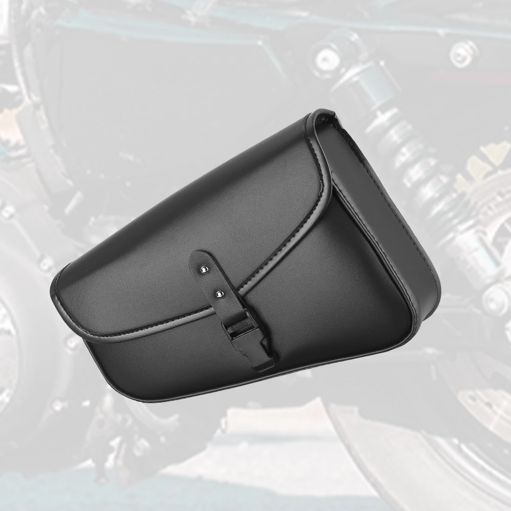 Bolsa basculante para motocicleta, bolsas laterales, alforja apta para Sportster 883 1200XL para Honda Rebel 300 500, bolsas impermeables para brazo oscilante