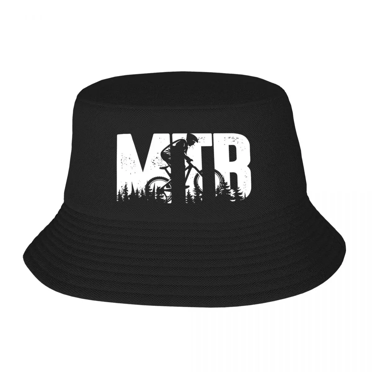 Custom Unisex MTB Mountain Bike Bucket Hat Beach Sun Bicycle Cyclist Ride Summer Fishing Hat