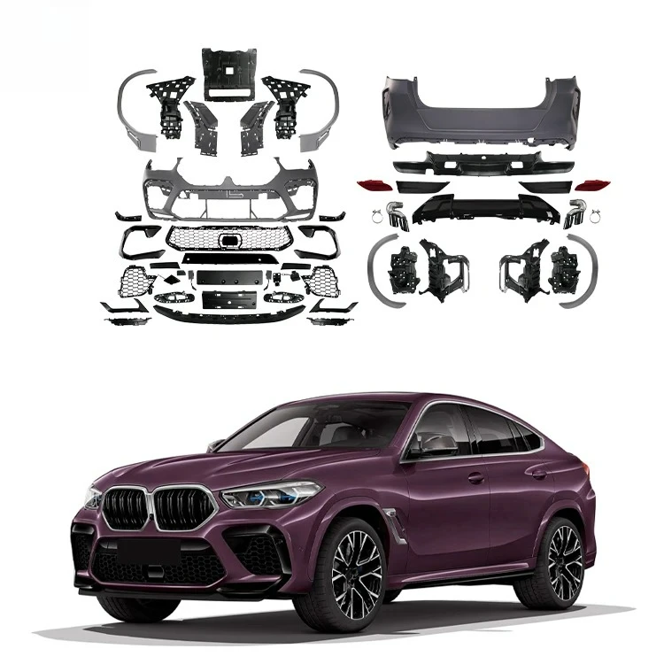 

BestSelling TopGrade ForBMW G06 X6 Series PP Material Sporty Car Body Kit