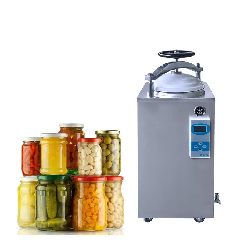 35‑150L Counter‑Pressure Steam Retort Sterilizer Automatic PLC Touch Screen Autoclave for Canned Food Vacuum Packed Food
