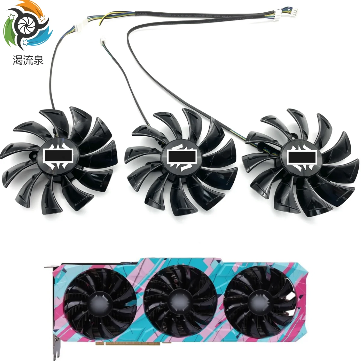 

GA92S2U DC12V 0.46A replace Fan RTX3080 for ZOTAC GeForce RTX 3090 3080 3070 3060 Ti X-GAMING Graphics card Cooling fan