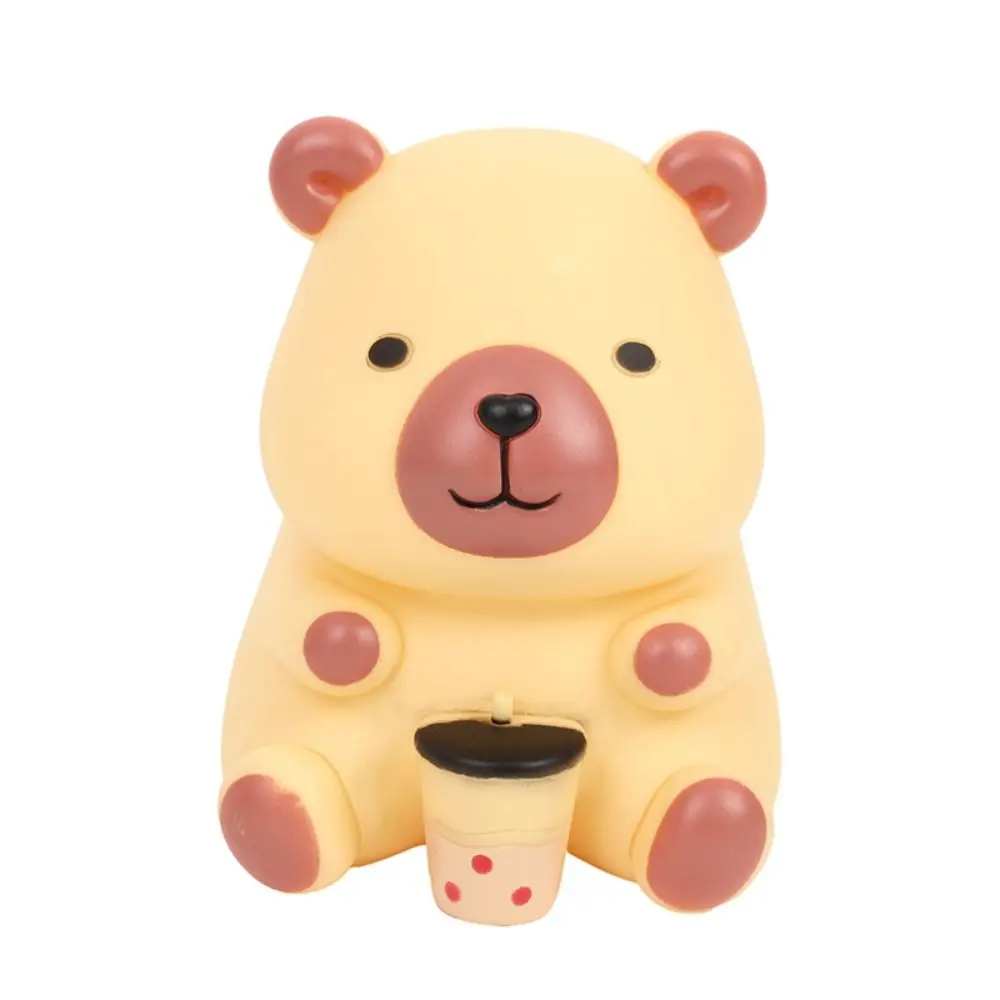 Capybara Shape Capybara Night Light Soft Light Silicone Guinea Pig Night Light Eye Protection LED Capybara Silicone Lamp