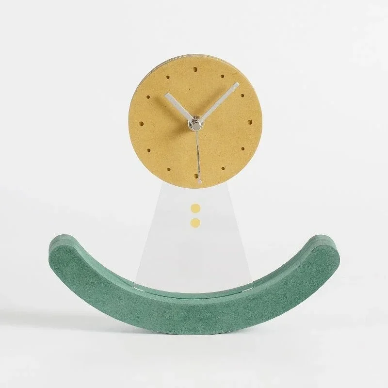 

Creative Clock Entrance Desktop Clock Display Wine Cabinet Living Room Decorations