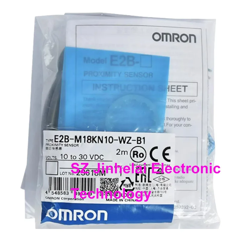 Novo original interruptor de proximidade visível à prova d'água OMRON E2B-M18KS05 M18KN10 M18KS08 M18KN16 M18LN10 M18LN16-WZ-B1 B2 C1 C2 2M