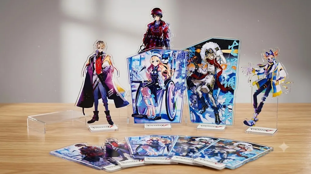 Identity V Anime Priestess Acrylic Stand Key Chain Home Desk Decor for Fans