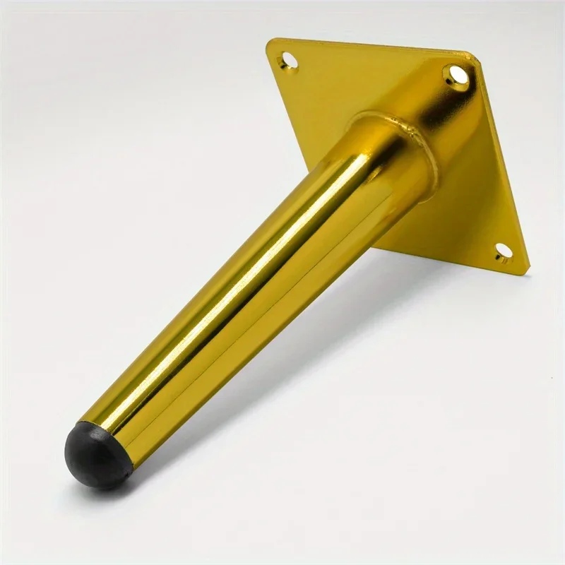 4pcs Furniture Legs Oblique Conical Metal Legs Matte Mid-Century Style Furniture Feet for Sofa Cabinet Table Chair Cupboard DIY