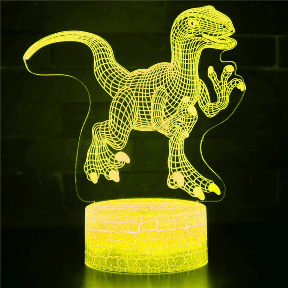 Nighdn Dinosaurus Lamp Led Nachtlampje Voor Kinderen Slaapkamer Decoratie Kind Nachtlampje 7 Kleur Veranderende Dinosaurus Cadeau Voor Jongens Meisjes