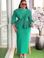Vestidos africanos elegantes para mujer, trajes de moda de otoño 2025, vestido largo de fiesta de boda, vestido de noche de talla grande, ropa de mujer