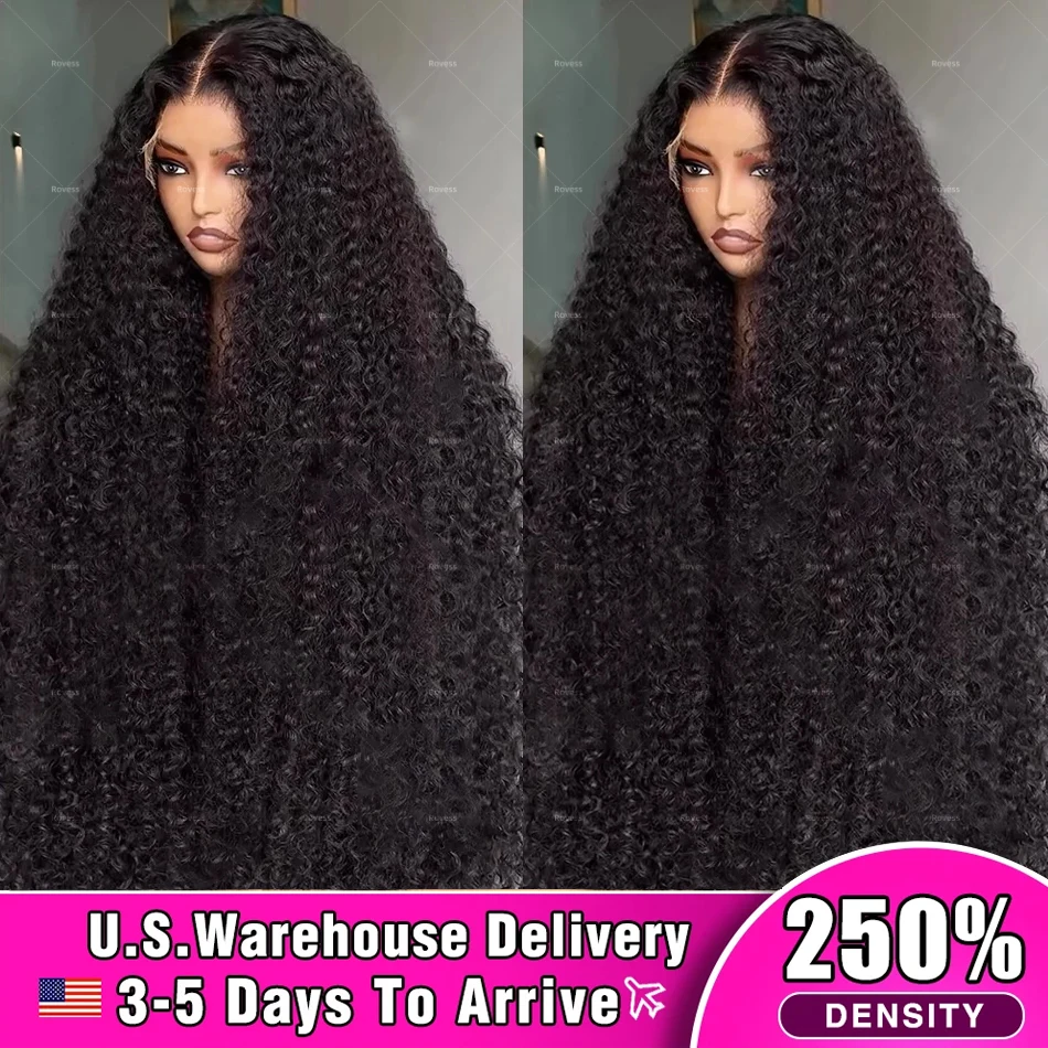 Water Wave Curly Lace Front Wigs Pre Plucked 13x4 13x6 Natural Black Straight Lace Frontal Wigs Human Hair Deep Wave Closure Wig