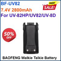 7.4V 2800mAh Baofeng UV-82 Battery TypeC CHARGE  For Walkie Talkie UV-82 UV-8D UV-82HP UV-82WX Two Way Radios Li-ion Battery