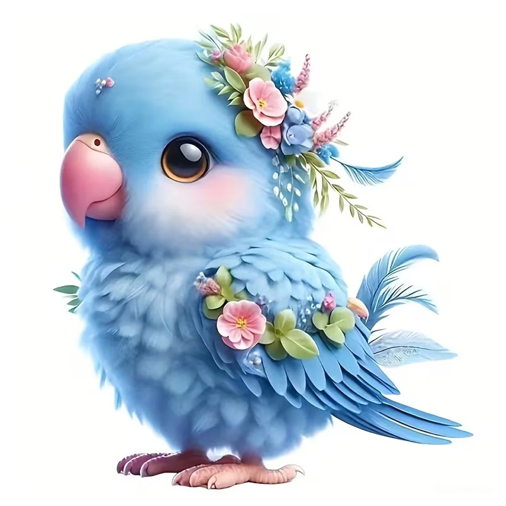 

Beautiful Little Parrot Self-Adhesive Stickers, Bedroom Entryway Living Room Porch Home Decoration Wall Stickers