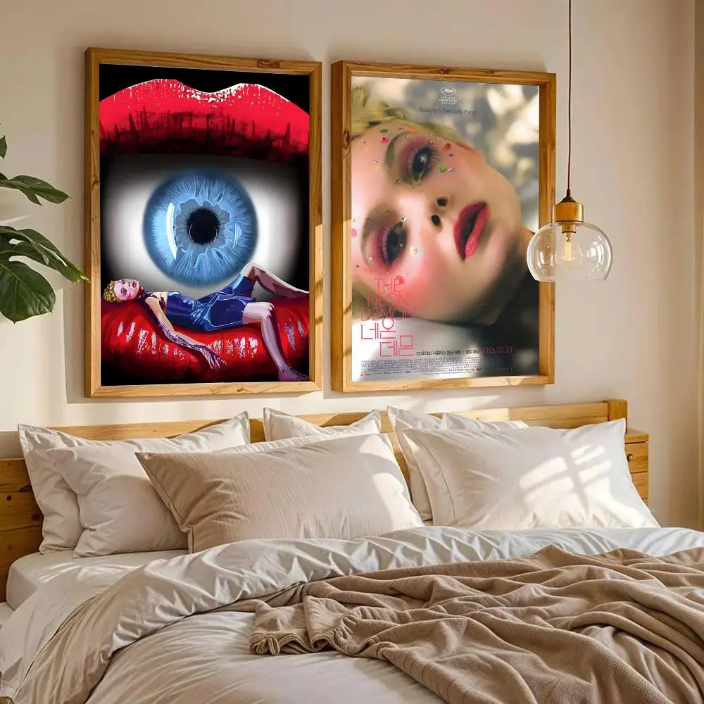 T-The Neon Demon Poster Wall Art Wall Stickers Home Living Room Bedroom Bar Office Decor Prints Personalized Gift
