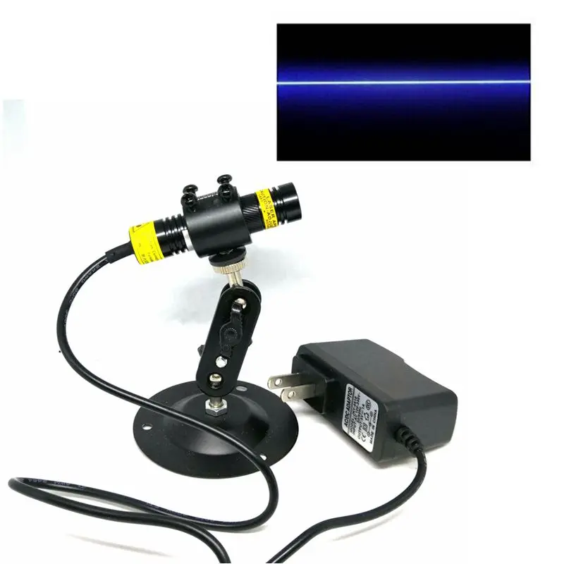 

Focusable 450nm 100mw Blue Line Laser Module Woodcut Positioning Light Marker Laser Level Tool