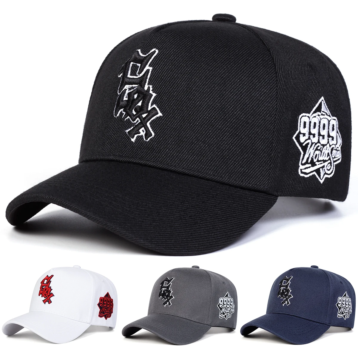 Gorras de béisbol con bordado de letras SOX Unisex, gorras informales ajustables para exteriores para primavera y otoño, gorra deportiva con protección solar