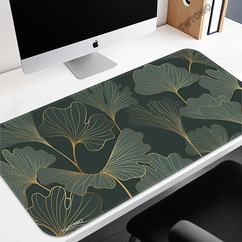 Mouse Pad Leaves Gamer printon demand Custom Computer Large Mousepad XXL MousePads Office Natural Rubber Table Mat Mouse Mats
