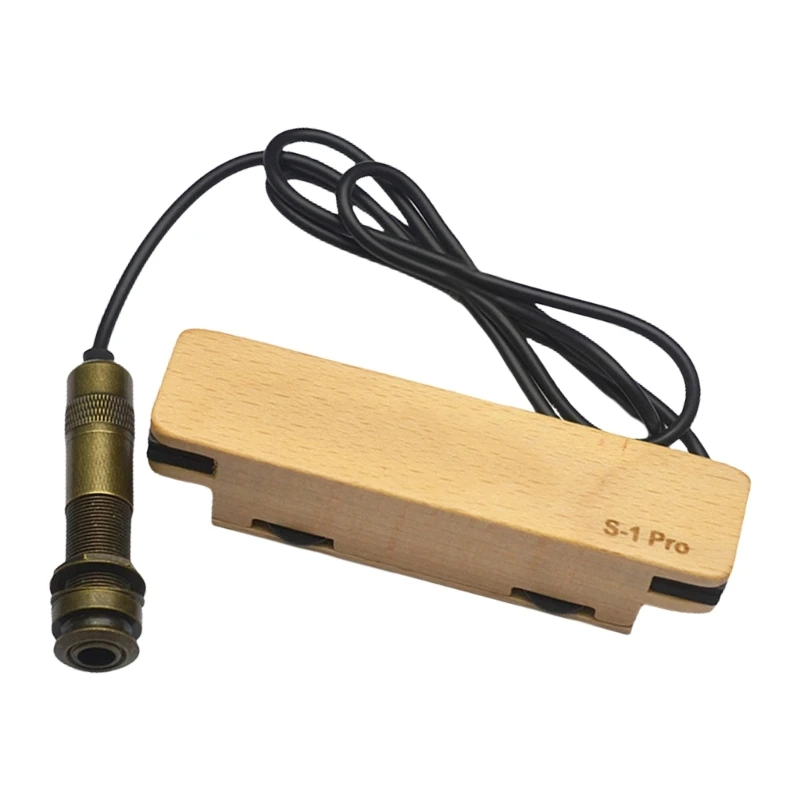 Folk Guitar Pickup Suitable for Any Folk Guitars Simple Setuping Suitable for Beginners and Professional Present A52F