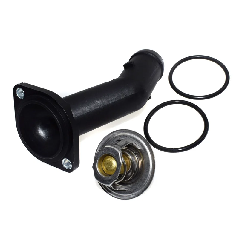Unique New For  TT Jetta Beetle Thermostat Housing Cover & Thermostat With O-Ring 06A121121C, 050121113C