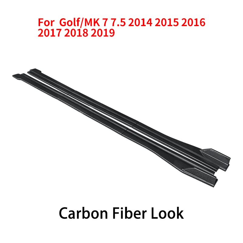 Auto Golf 7 Accessoires Zijskirts Voor Golf/MK 7 7.5 2014-2019 Verlenging Splitters Body Apron Lip Splitter Winglet Carbon Fiber