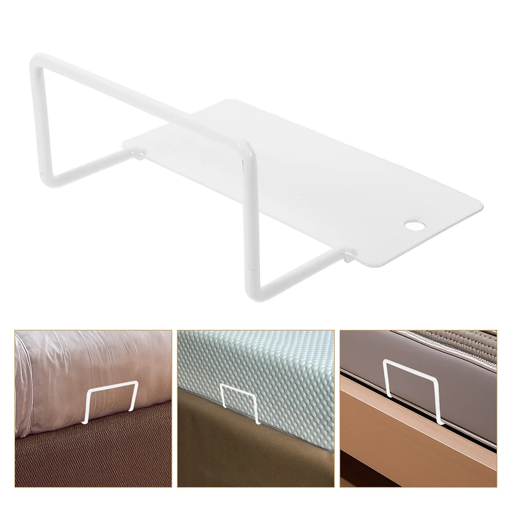 Bed Frame Non-slip Holder Topper Queen Matress Retainer Grab Handle Adjustable White Mattress Running Stop