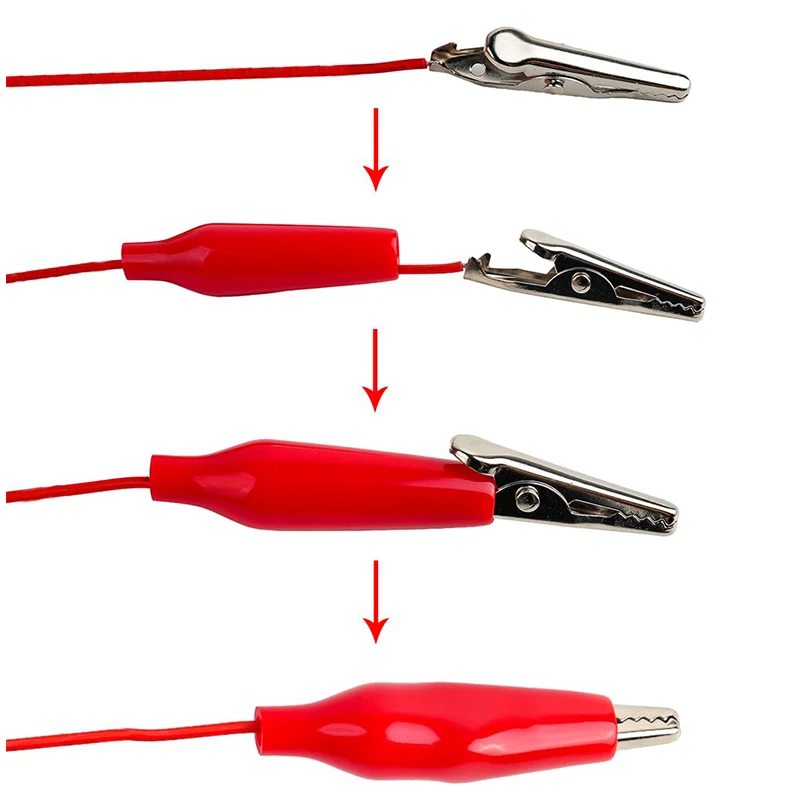 Pince crocodile à 10 broches vers planche à pain, câble Dupont, câble de Test mâle femelle de 20cm pour bande LED Arduino Microbit Nano