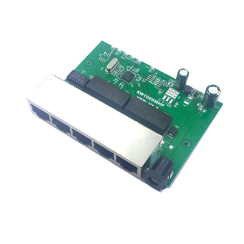 Répartiteur de Câblage à 5 Ports, de Qualité Industrielle, Large Température, Basse Puissance, 10/100Mbps, Mini Broche, Module de Commutateur de Micro Réseau