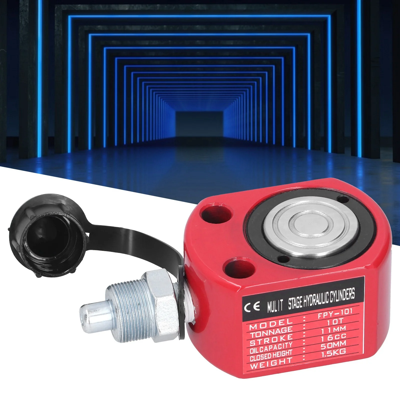 

Hydraulic Cylinder 10T Separate Hollow Hole Plunger Power Tool Industrial Products FPY-10 Hydraulic Cylinder Industrial Products