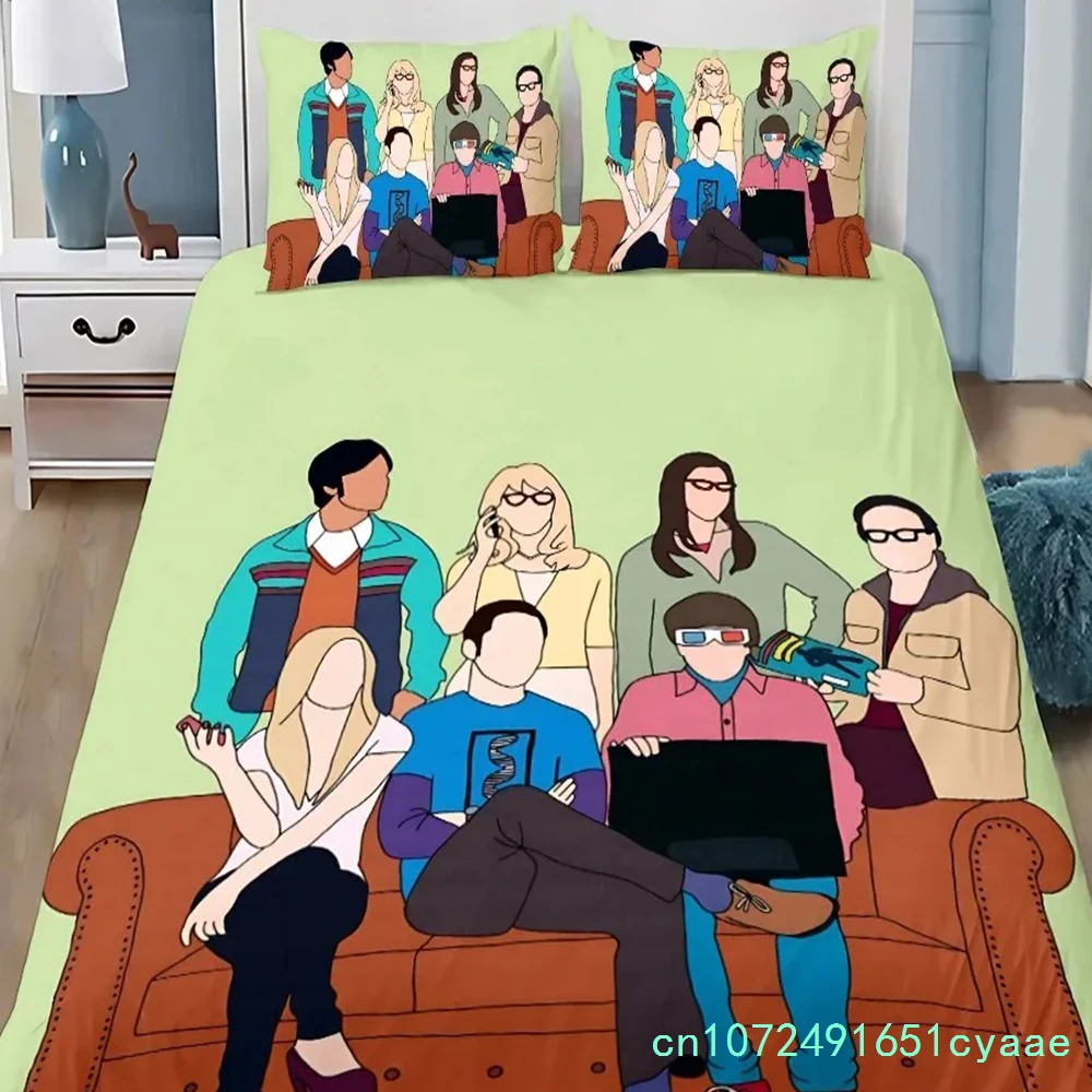 Duvet Cover 3D The Big Bang Theory Exquisite Cosplay Digital Printing Bedding Set Comforter Bed Youth Home Decor Girls Boys Gift
