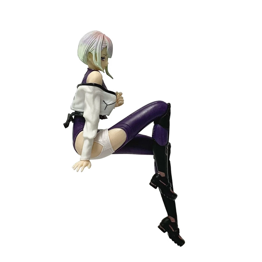 17cm Cyberpunk Edgerunners Anime Figure Super Hacker Lucy Action Figure Street Man David Figurine PVC Adult Collection Model Toy view 3