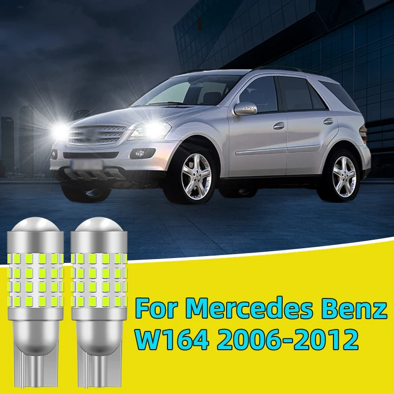 

2PCS For Mercedes Benz W164 2006-2012 Car Led Traffic Bulb width light side marker position Signal Lamp 12V24V Clearance Lights