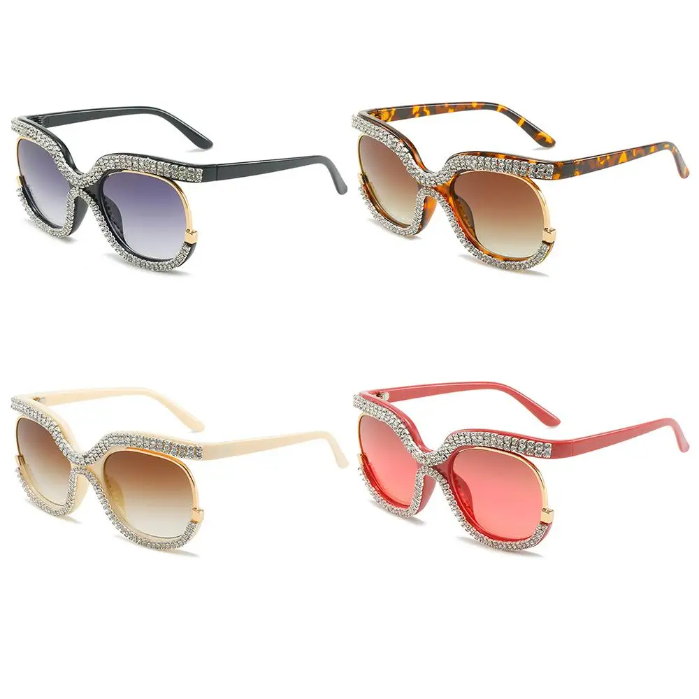 

Fashion Party/Beach/Travel Oversized Eyewear Sun Glasses Women's Sunglasses Square Eyeglasses Crystal Shades