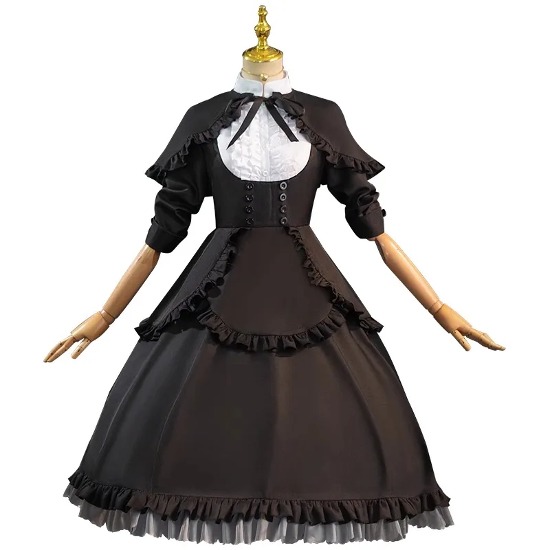 

Аниме Puella Magi Madoka Magica Akemi Homura Косплей Костюм Akemi Homura черное платье Хэллоуин карнавальные костюмы