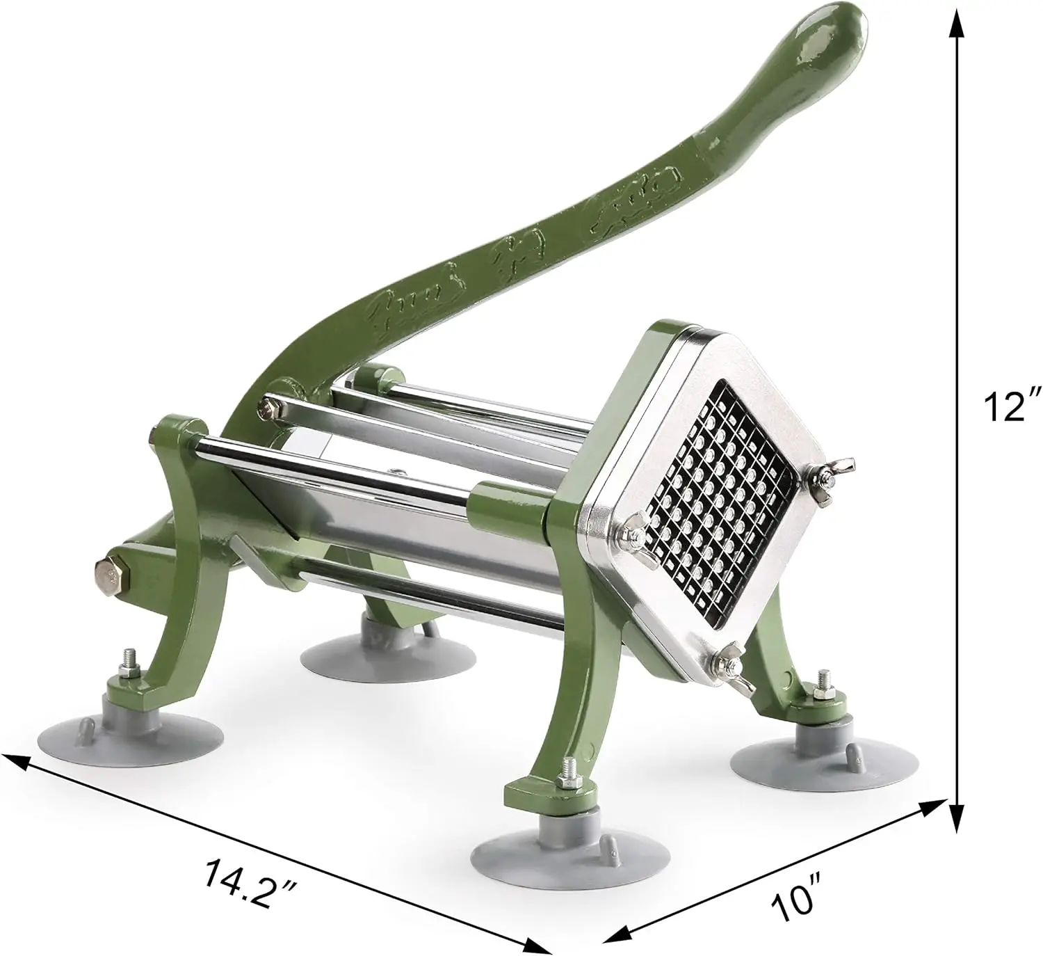 Star Foodservice 42306 Commercial Grade French Fry Cutter with Suction Feet, 3/8