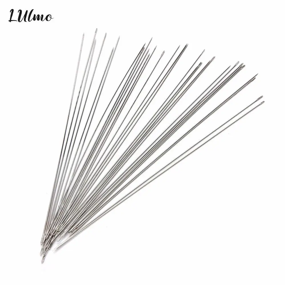 

30Pcs Beading Needles Threading String/Cord Jewelry Tool Tweezers Vise Glue Gun Pliers Ring Sizer Graver Jewelry Tools 120mm