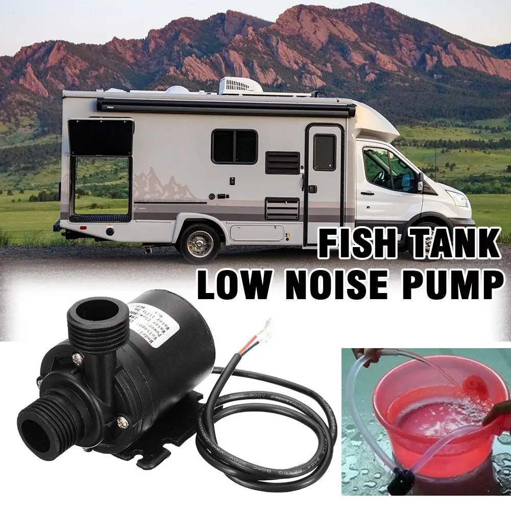 

Mini Brushless Motor Water Pump 800L/H 12VDC 5M Submersible Hot Water Circulation Pump Brushless Motor Water Pump Pond Fountain