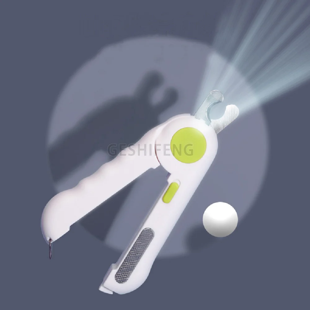 

2025Hot Selling Pet Nail Scissors Stainless Steel Dog Nail Trimmer Pet Grooming Tool Led Pet Nail Scissorss With File