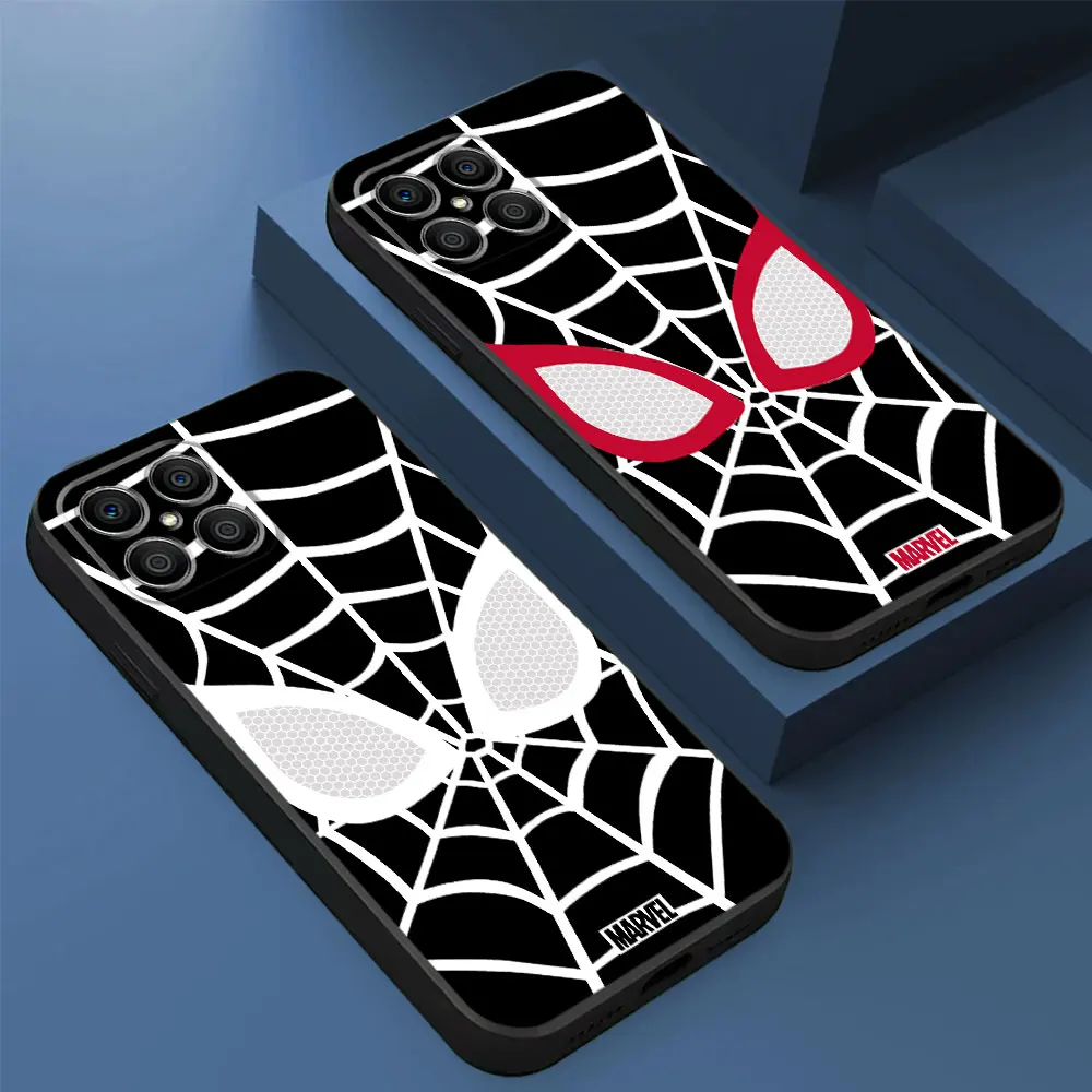 Marvel Sipider Man Logo Phone Case for Honor X9a 5G 90 X8 4G X8a X7b X9b 5G X8b 70 90 8X X6 X7 X6a Magic5 Lite Silicone Cover