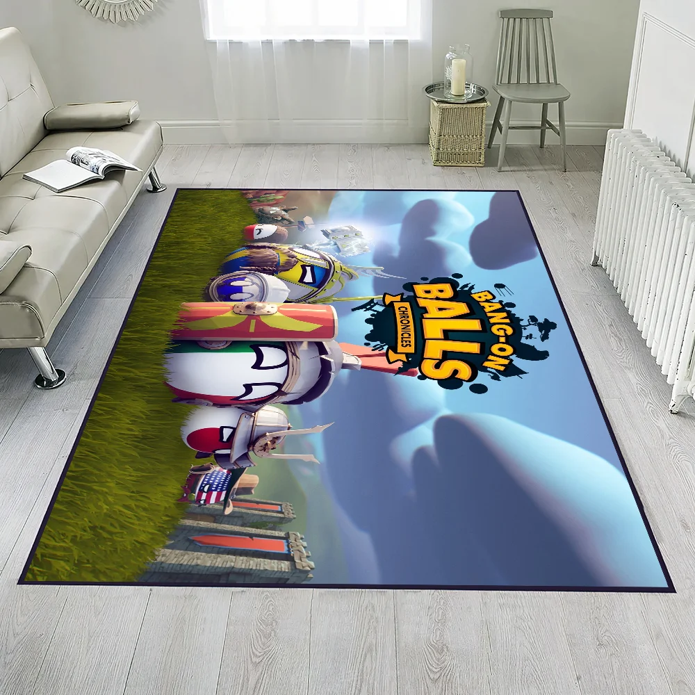 Game Bang-On Balls Chronicles Door Mat Entrance Non-slip Washable Kitchen Carpet Living Room Hallway Rug Bathroom Decoration