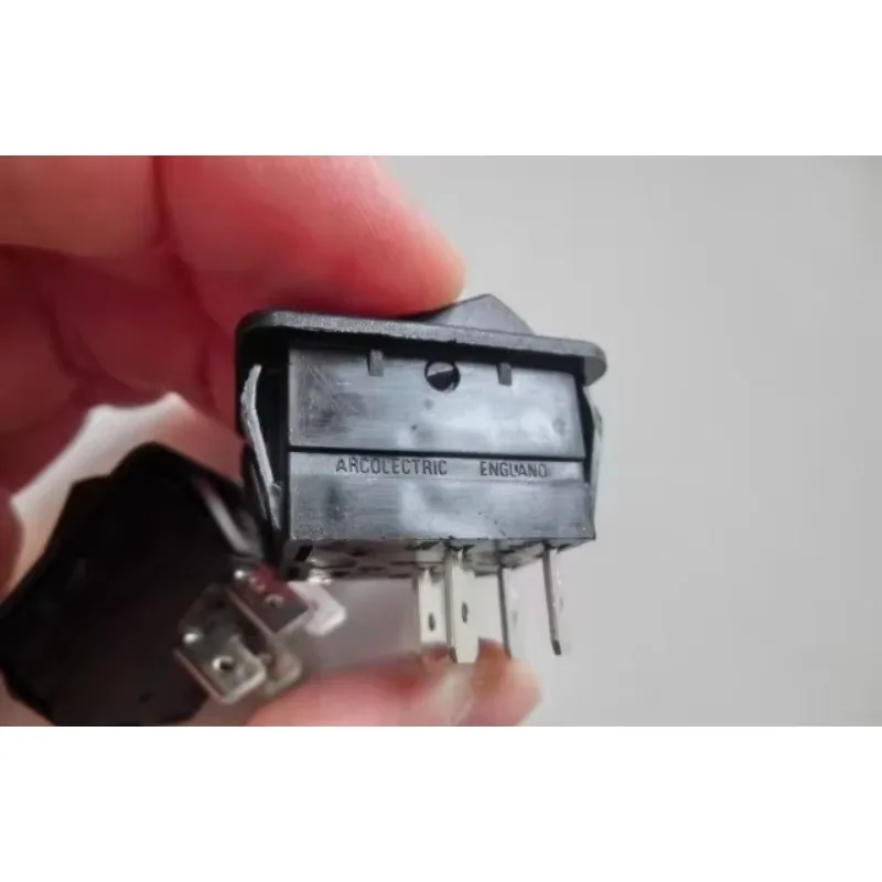 (5PCS)ARCOLECTRIC C1350ABAAB rocker switch DPST non-luminous panel installation C1350AB