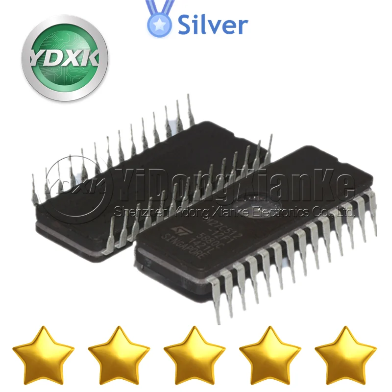 M27C512-12F1 DIP28 Electronic Components M27C256B-90F6 M27C512-10F1 M27C512-10FI M27C512-12F3L M27C512-15F1 M27C512-45XF1