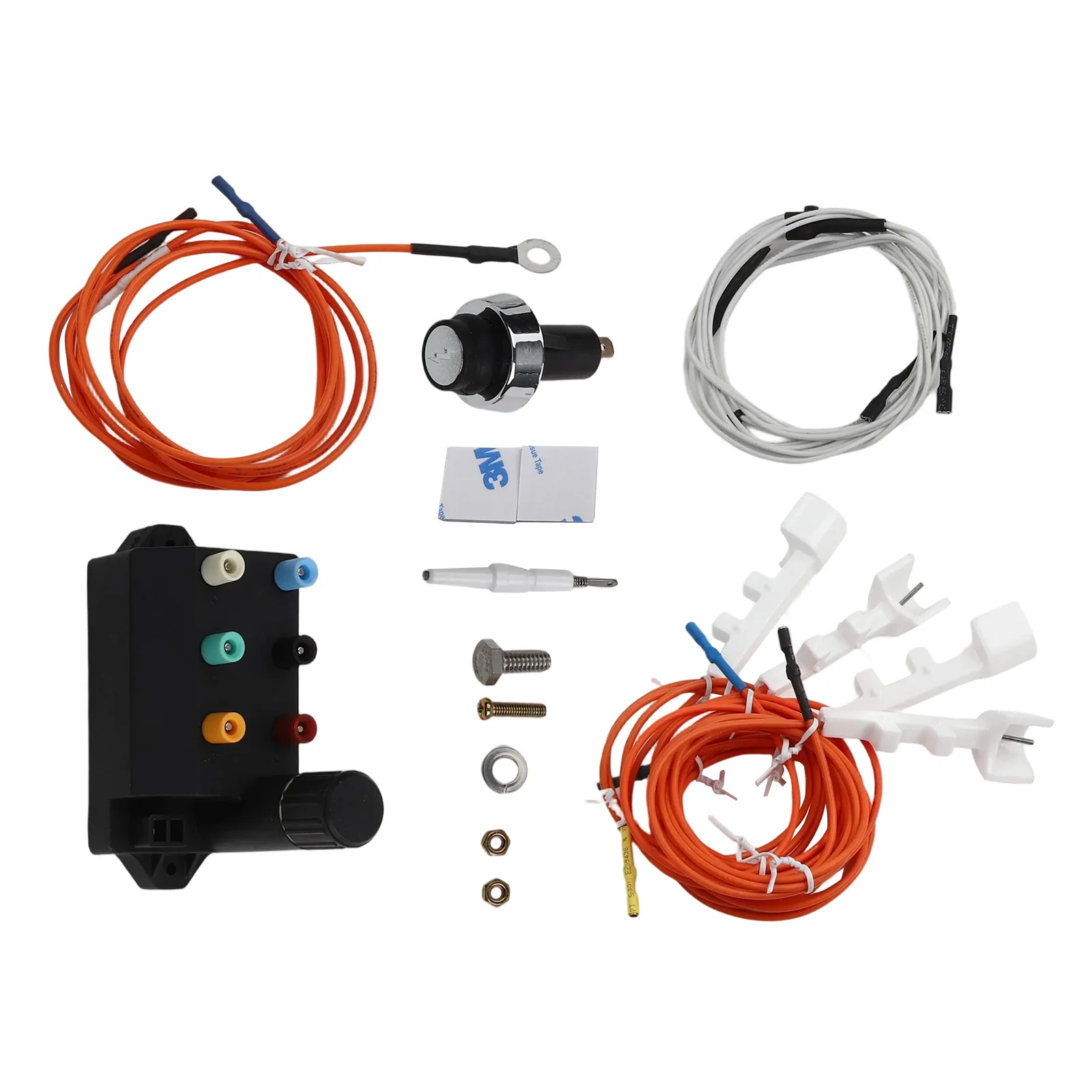 

Черный гриль-барбекю, воспламенитель, система зажигания для гриля, простая установка, прочный материал, в комплект входит модуль зажигания, включает штифты зажигания