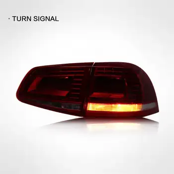 Světla do auta pro VW Touareg LED zadní světla 2011 2012 2013-2018 Touareg LCI zadní světla DRL Dynamické signální světlo pro zpátečku Autopříslušenství 10 nejlepší prodej LED zadní světla pro VW Touareg - №6