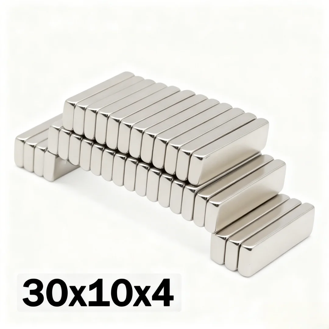 30x10x4mm Super Strong Magnet N35 Block Magnetic NdFeB Neodymium Magnet Powerful Disc imanes Refrigerator Magnets