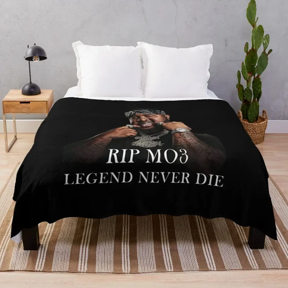 Don broco rip mo3 Shirt Osama Album Legend Never die T-Shirts Gift For Fans, For Men and Women, Gift Mother Day, F Throw Blanket