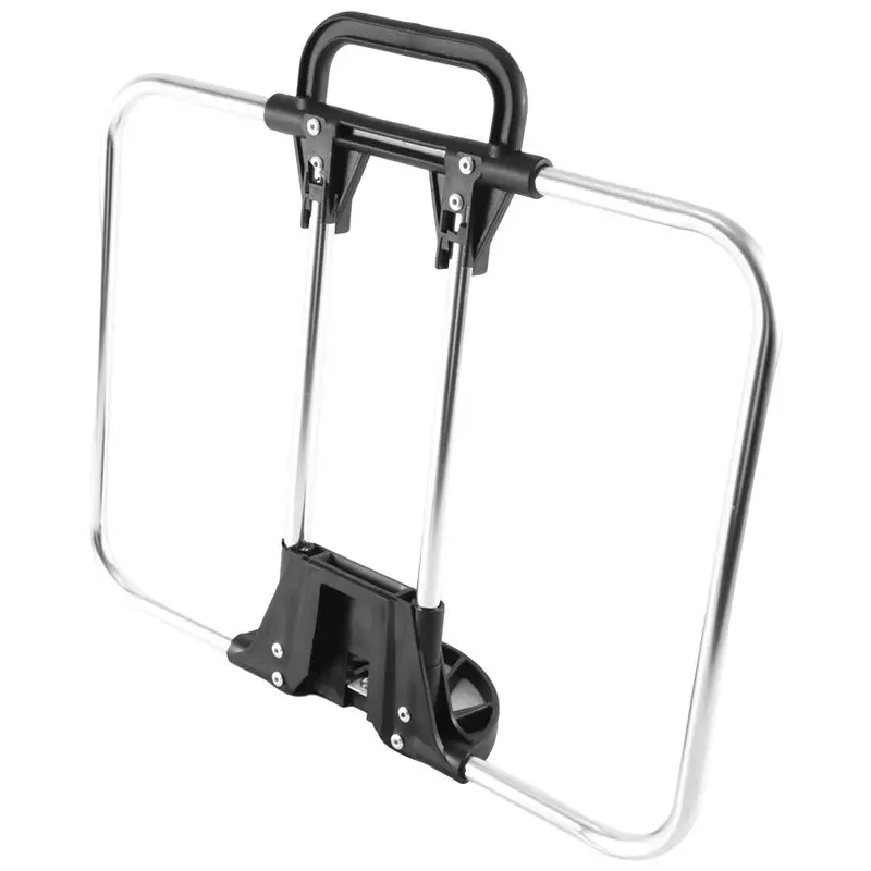 

A99I-Folding Bicycle Bag Basket Frame Stand For Brompton S-Bag Basket Bag Folding Bicycle Parts Accessories 40X30cm Silver